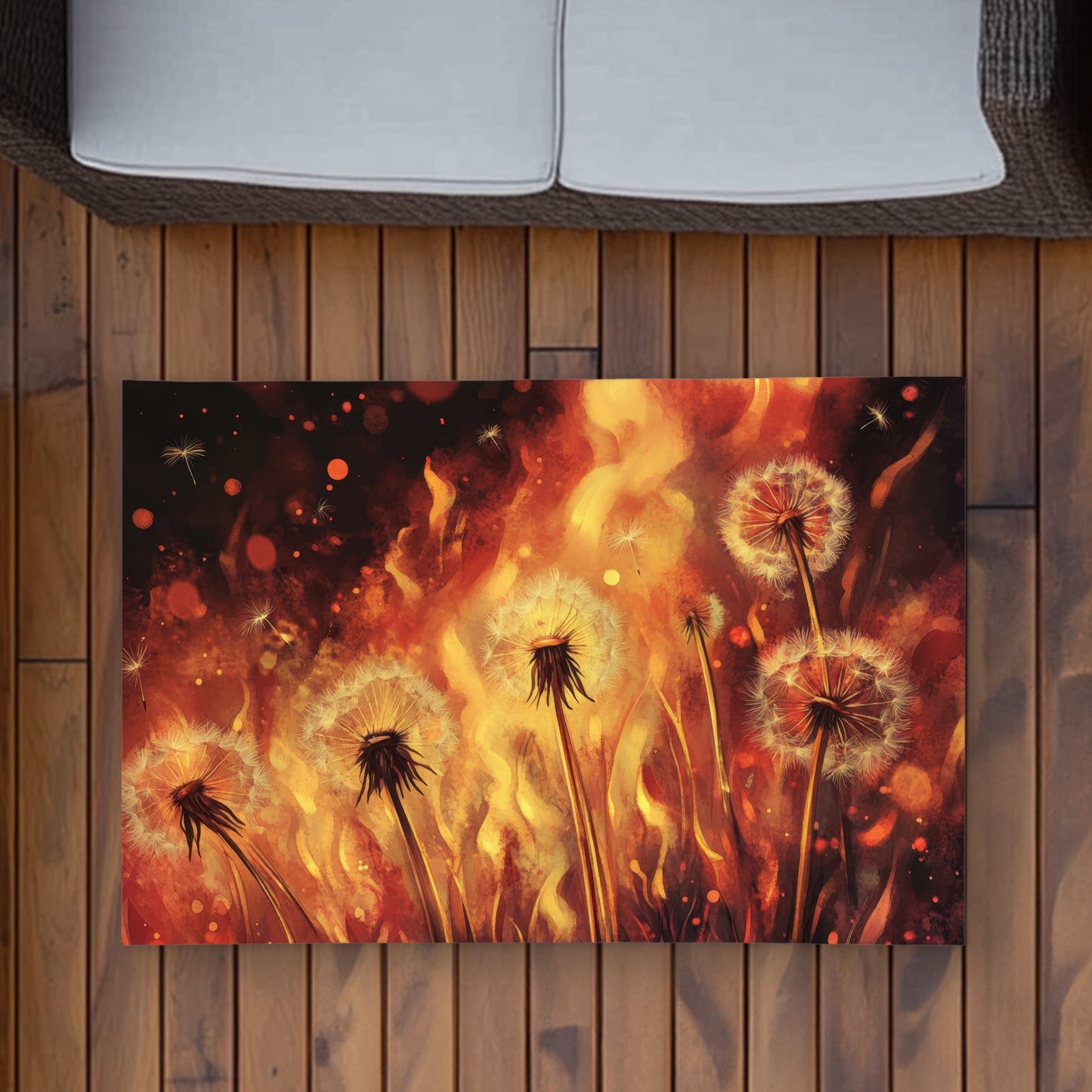 Tapis d'extérieur Dandy Fire - Solution élégante pour la décoration intérieure