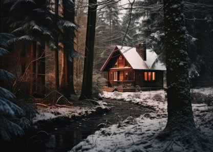 By the river Black Indoor Outdoor Door Mat - Home Decor