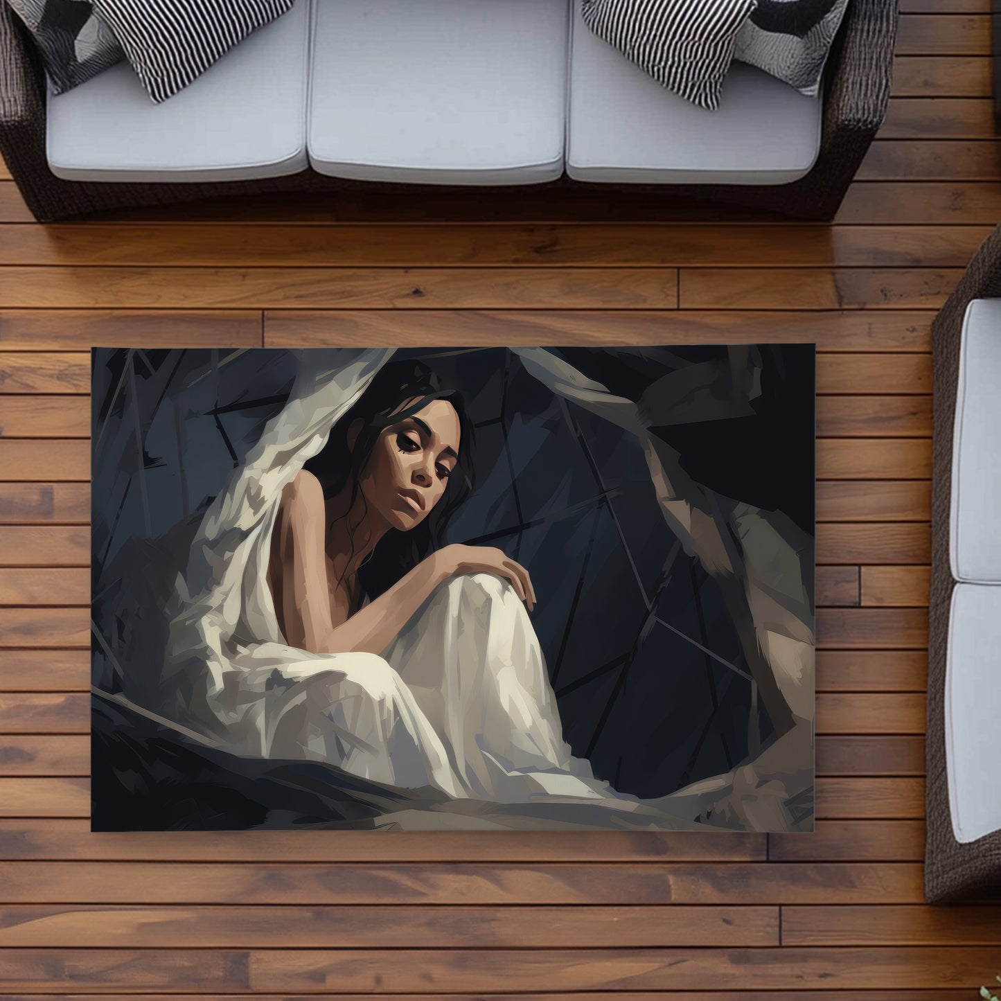 Tapis d'extérieur Cocooned – Décoration élégante pour les patios