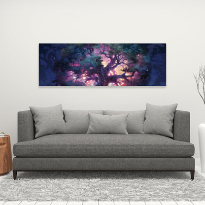 The Power of Nature - Blue Canvas Wall Art for Home Decor