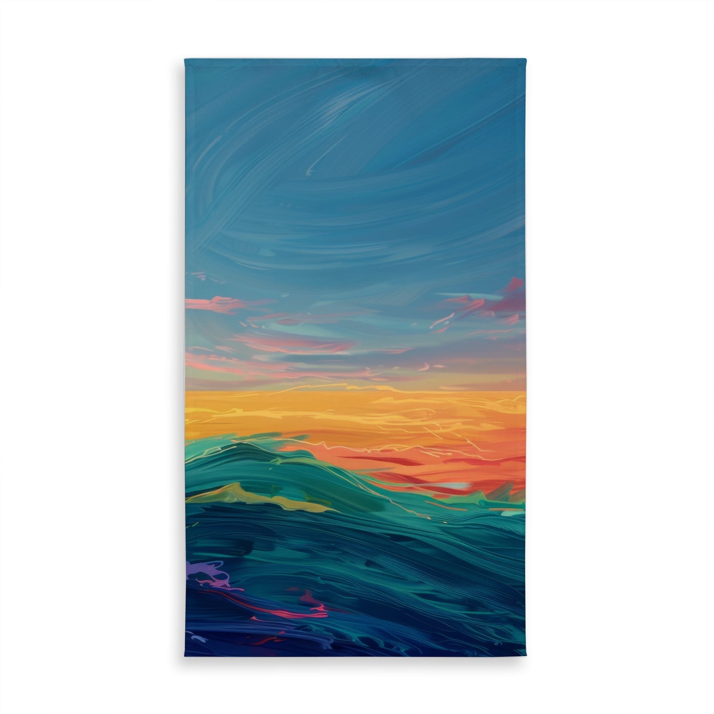 Watercolors Yellow Tablecloth | Indoor Outdoor Home Decor