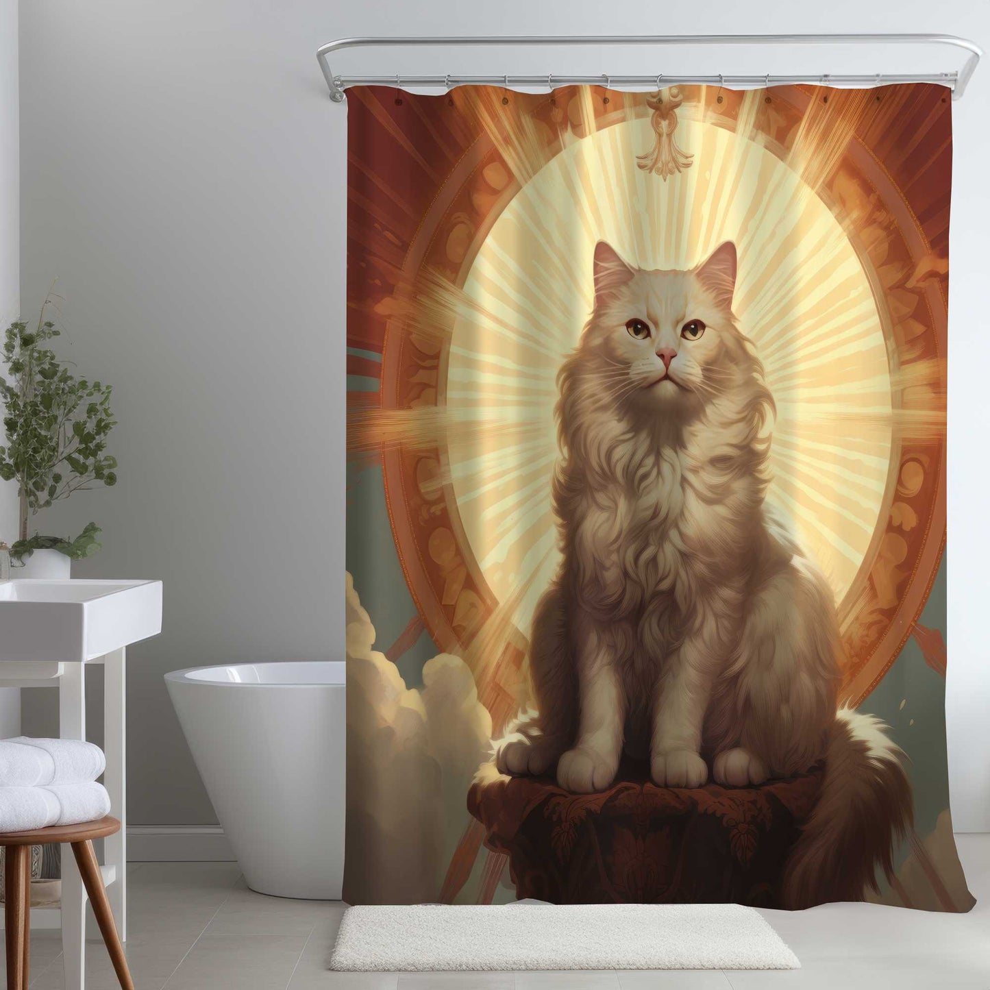 Infinite Carelessness Shower Curtain - Stylish Home Decor