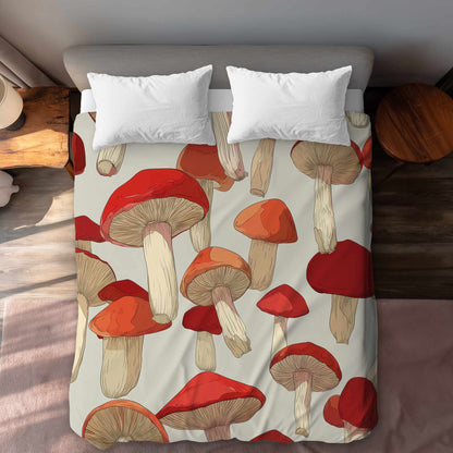 Housse de couette Danse de la cape cramoisie | Décoration intérieure élégante