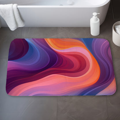 Purple Haze Bath Mat - Stylish Home Decor for Your Bathroom