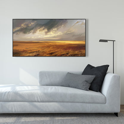 Before the storm - 36"x36" Framed canvas