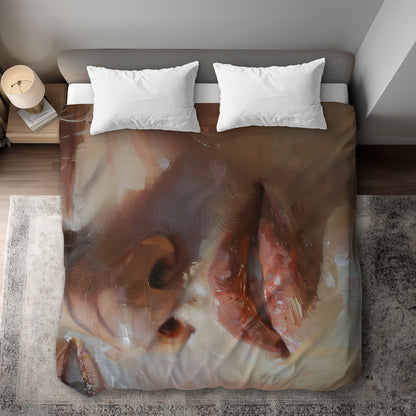 Pulp Beige Duvet Cover - Elegant Home Decor Essentials