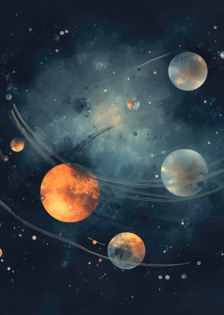 Deep Exploration Blue Indoor Outdoor Door Mat | Home Decor