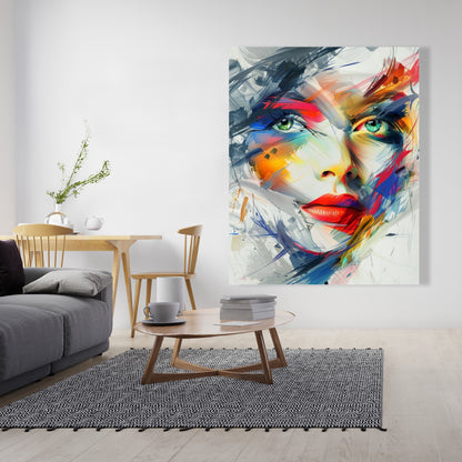 Abstract Look - Red Canvas Art | Modern Wall Art