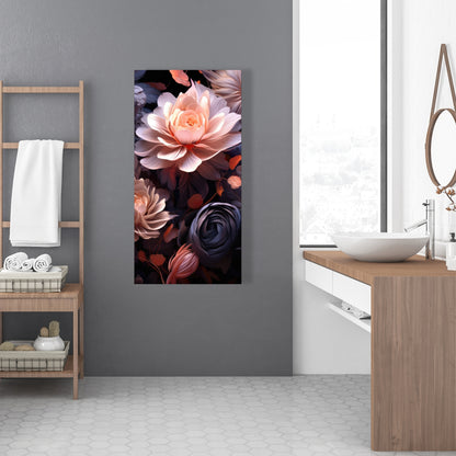 Sublime Light - White Canvas Art for Elegant Home Decor