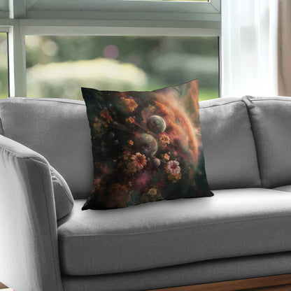 Capturing Light Pink Poly Twill Throw Pillow - Decor Insert