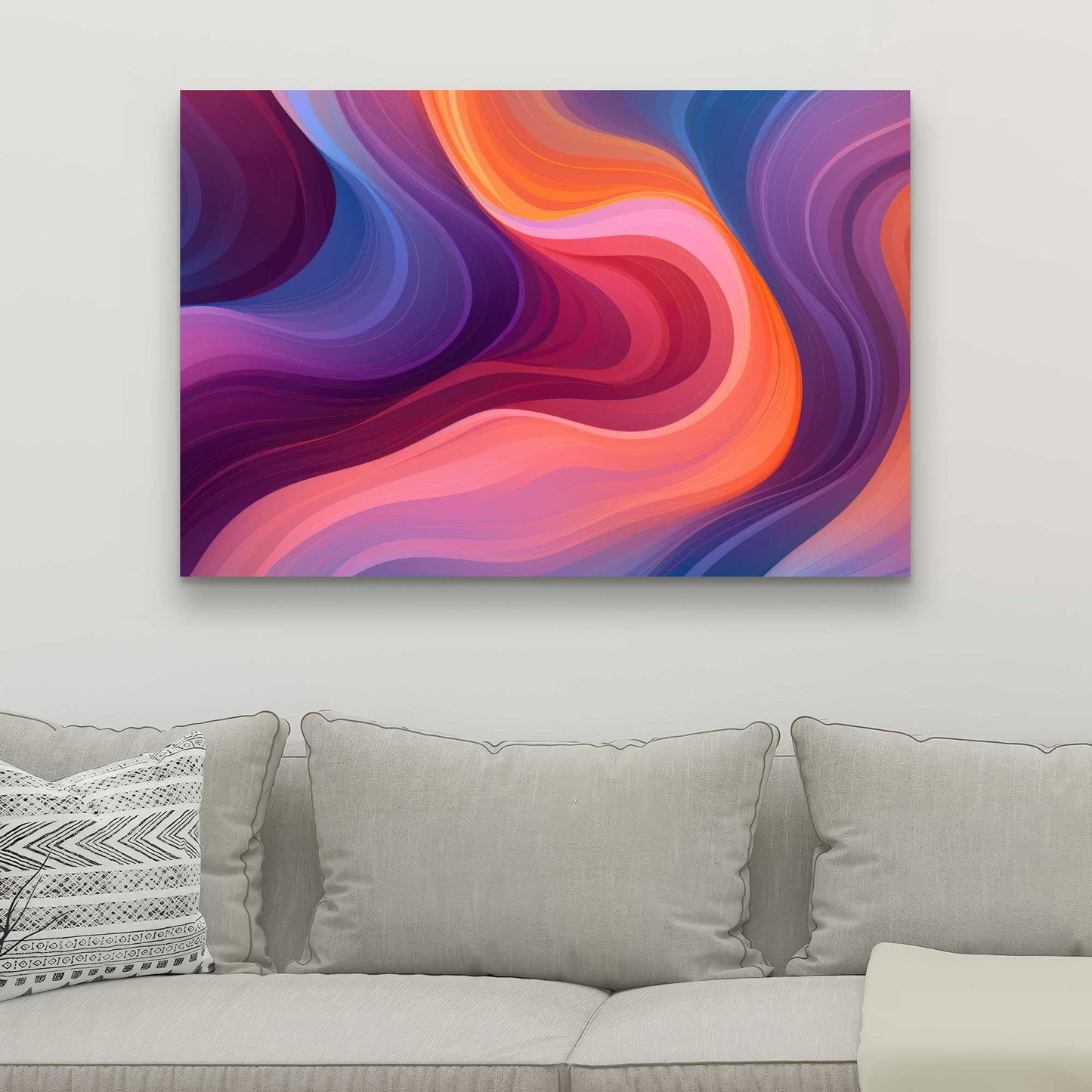 Purple Haze - Blue Canvas Art for Stunning Home Decor