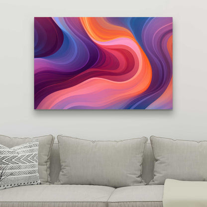 Purple Haze - Blue Canvas Art for Stunning Home Decor