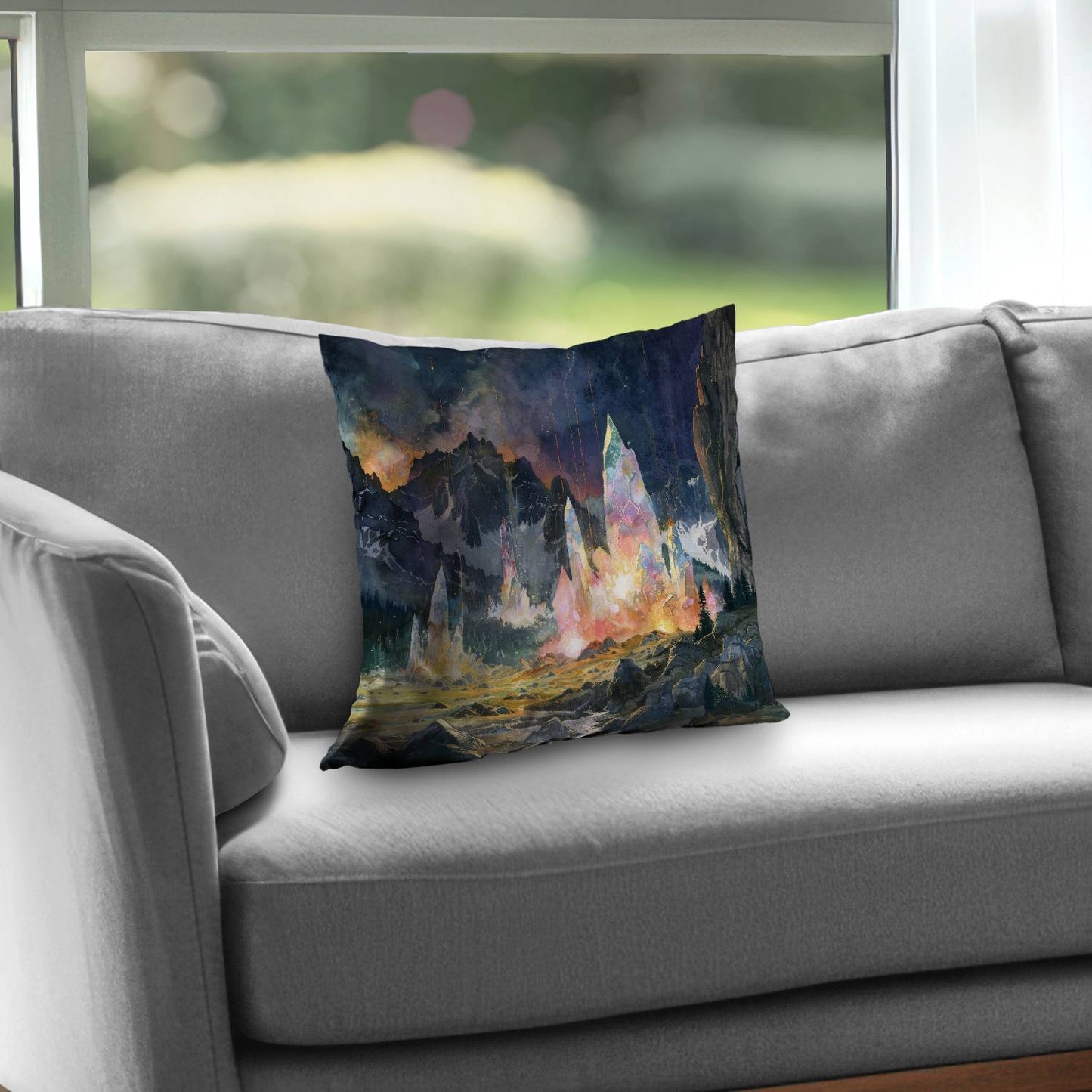 Growing strong - Throw pillow - Print on demand