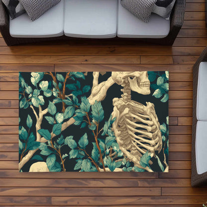 Tapis d'extérieur Sticks and Skulls | Décoration d'intérieur élégante