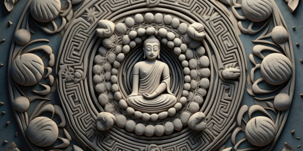 Tapis de bureau Paix spirituelle | Accessoire de décoration intérieure zen