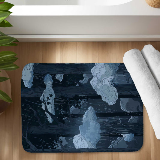 Sneaky Clouds Bath Mat | Soft, Stylish Home Decor Rug