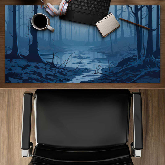 Dead Lands White Desk Mat for Elegant Decor - Stylish Design