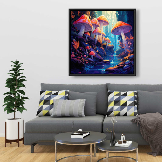 Take a look at that - Blue Framed Canvas for Home Decor