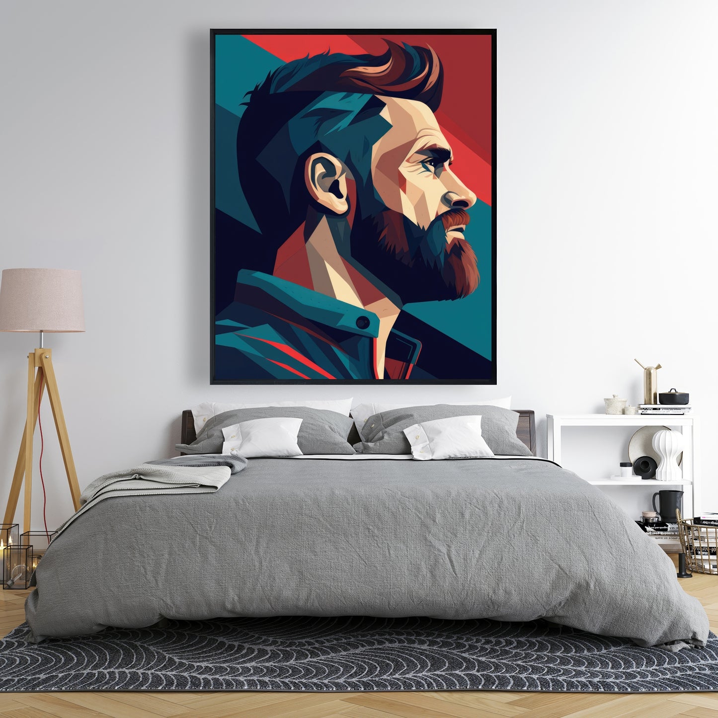 Courageous - 36"x36" Framed canvas