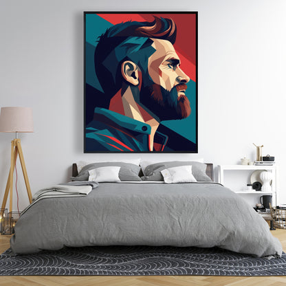 Courageous - 36"x36" Framed canvas