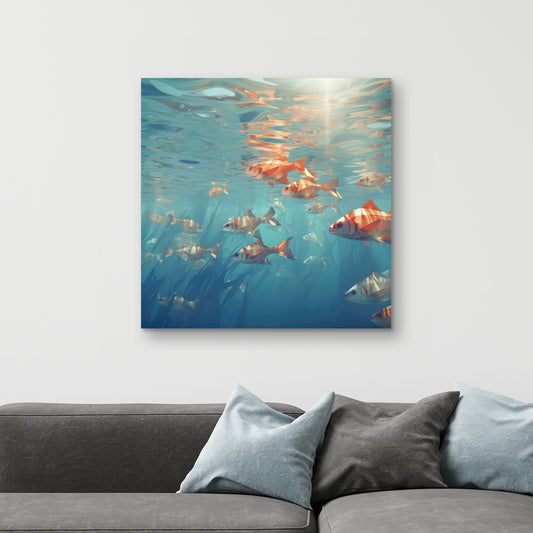 Surface tension - 32"x32" Canvas