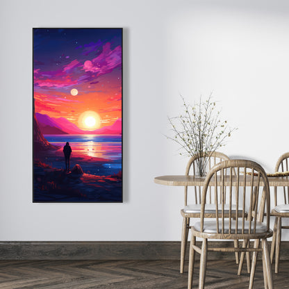 Solitude - 36"x36" Framed canvas
