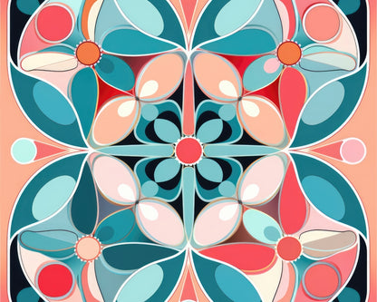 Sweet curves - Braided Polyester Placemat for Home Decor