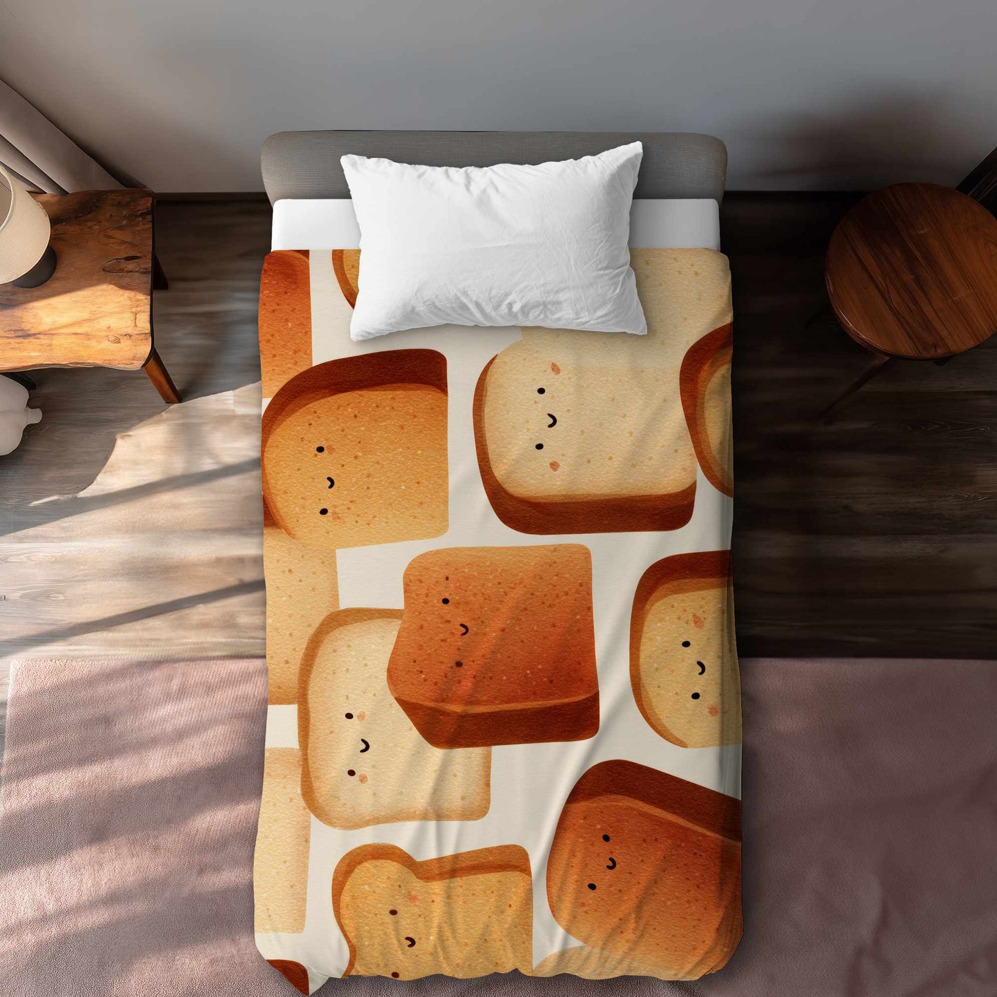 Housse de couette Toasty Smiles | Literie douillette pour la maison