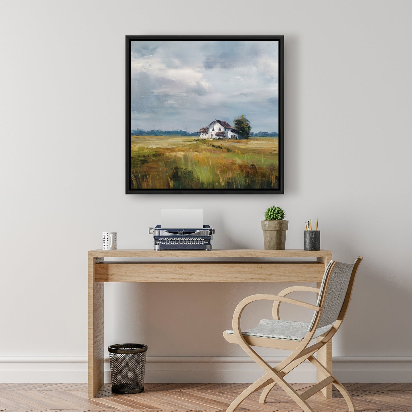 Marsh - 24"x24" Framed canvas
