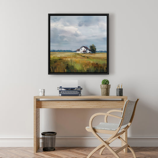 Marsh - 24"x24" Framed canvas
