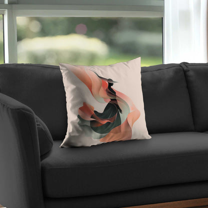 Elegance Poly Twill Throw Pillow - Stylish Home Decor Accent