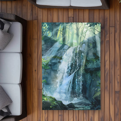 Sleeping Fall Outdoor Area Rug | Stylish Home Decor Solution