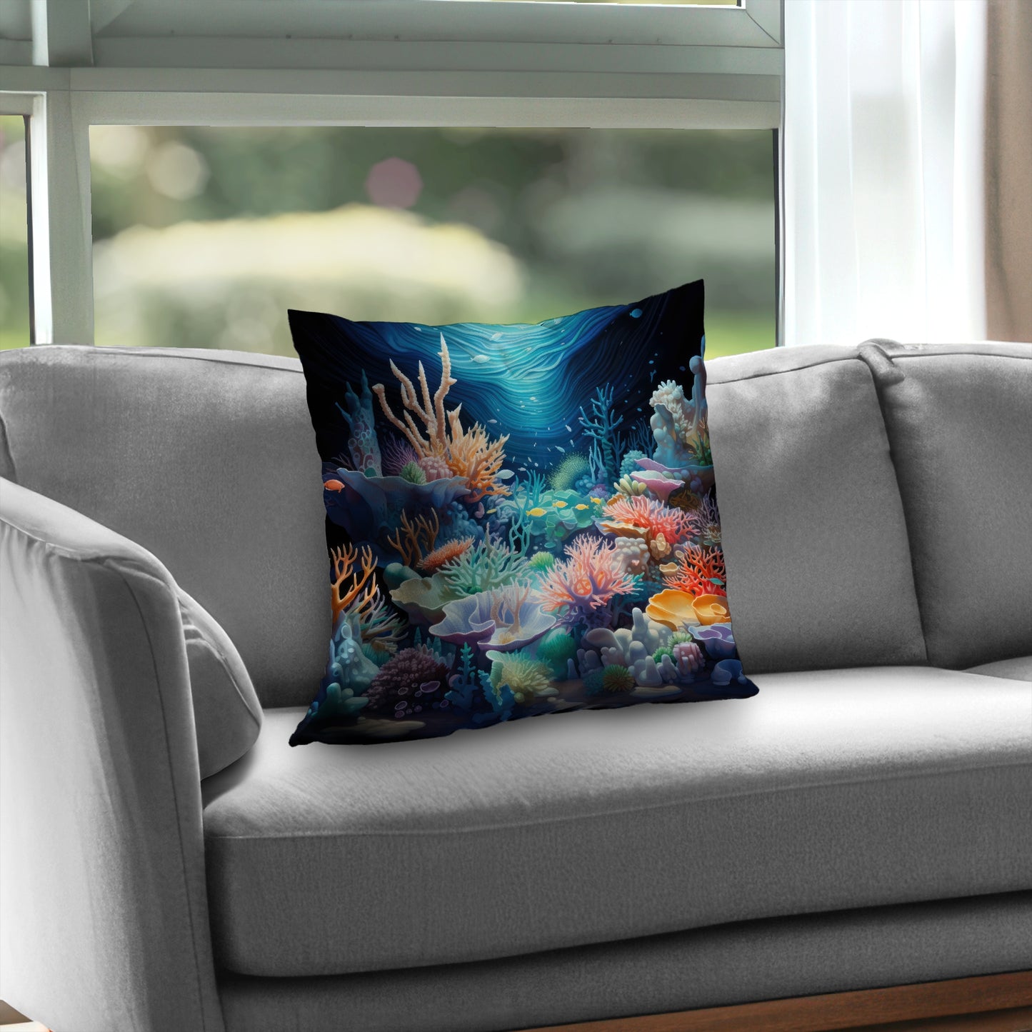 The Reef Purple Poly Twill Throw Pillow Insert | Home Decor