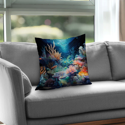 The Reef Purple Poly Twill Throw Pillow Insert | Home Decor