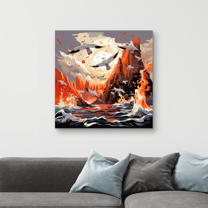 The escape - 32"x32" Canvas