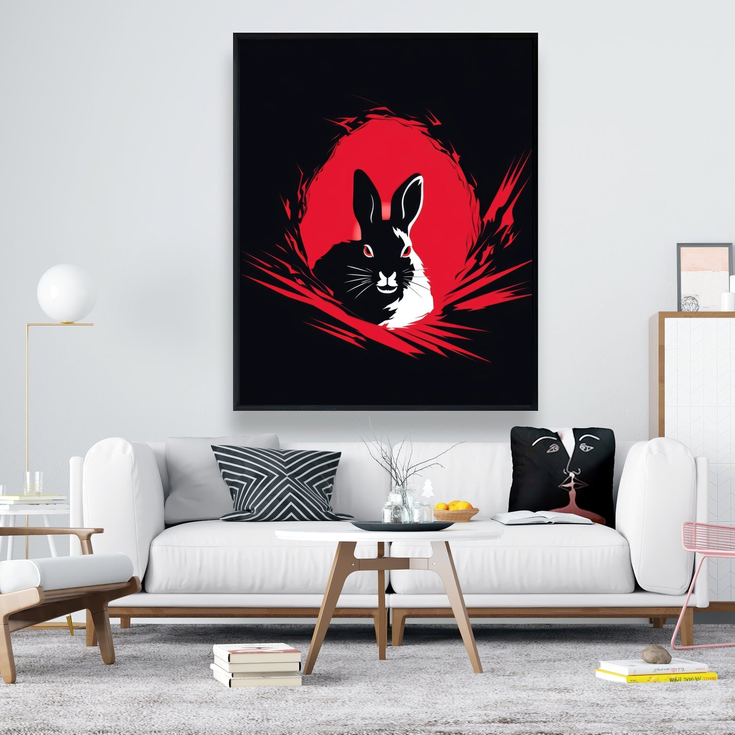 Bad intentions - Framed Canvas - Print on demand