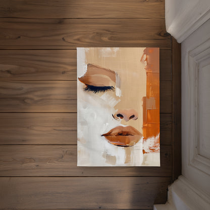 Half White Indoor Outdoor Door Mat | Stylish Home Decor