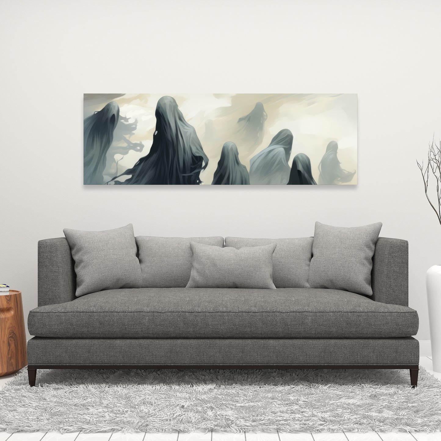 Cursed Lands - Black Canvas Art for Unique Home Decor