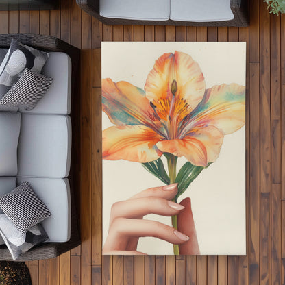 Ahold Beige Outdoor Area Rug | Stylish Home Decor Addition