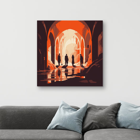 Faith restored - 32"x32" Canvas