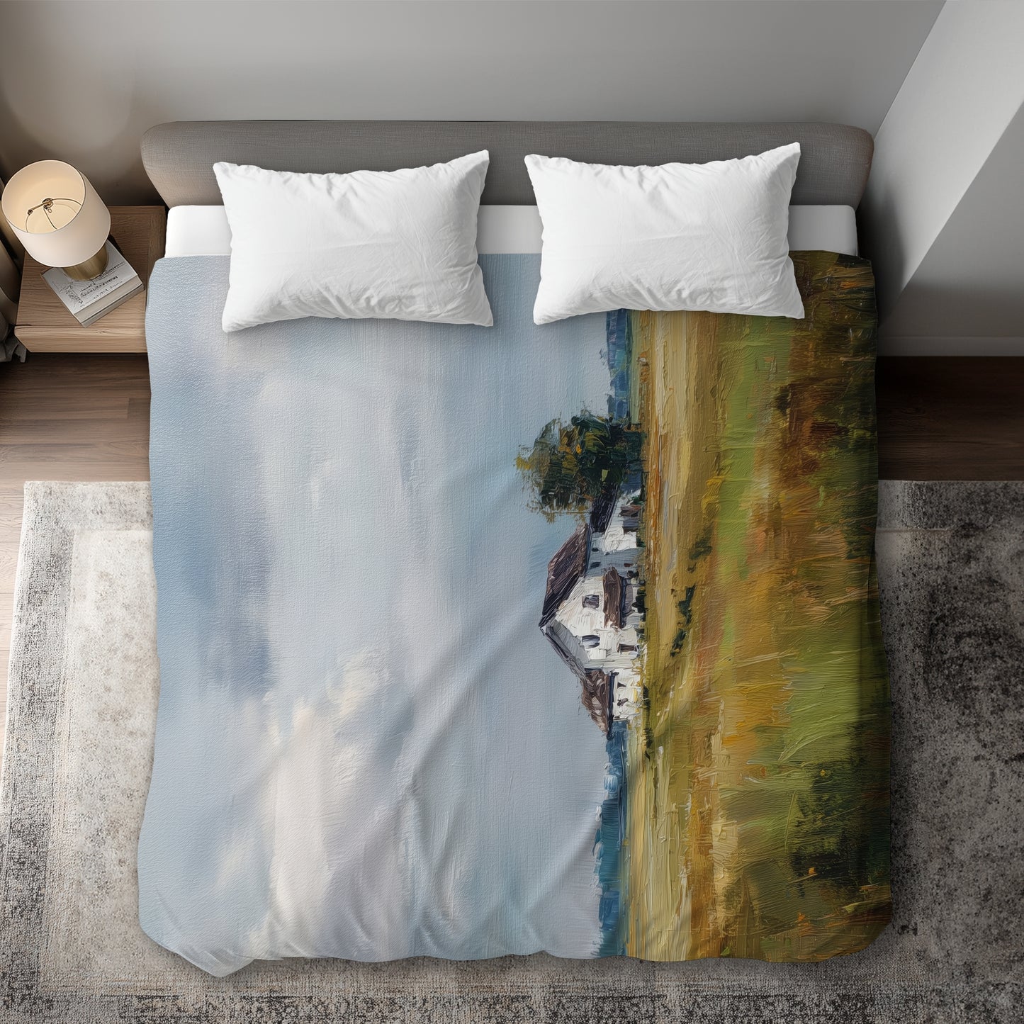 Marsh Yellow Duvet Cover - Stylish Home Decor Accent