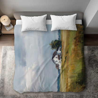 Marsh Yellow Duvet Cover - Stylish Home Decor Accent