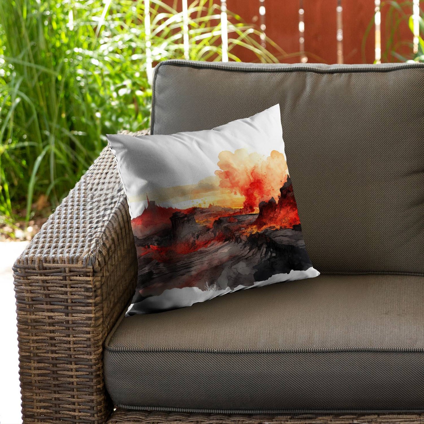 Minimalist flow - Throw pillow - Print on demand