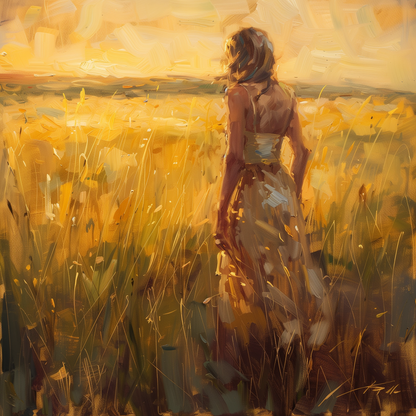 Exploring - 32"x32" Canvas