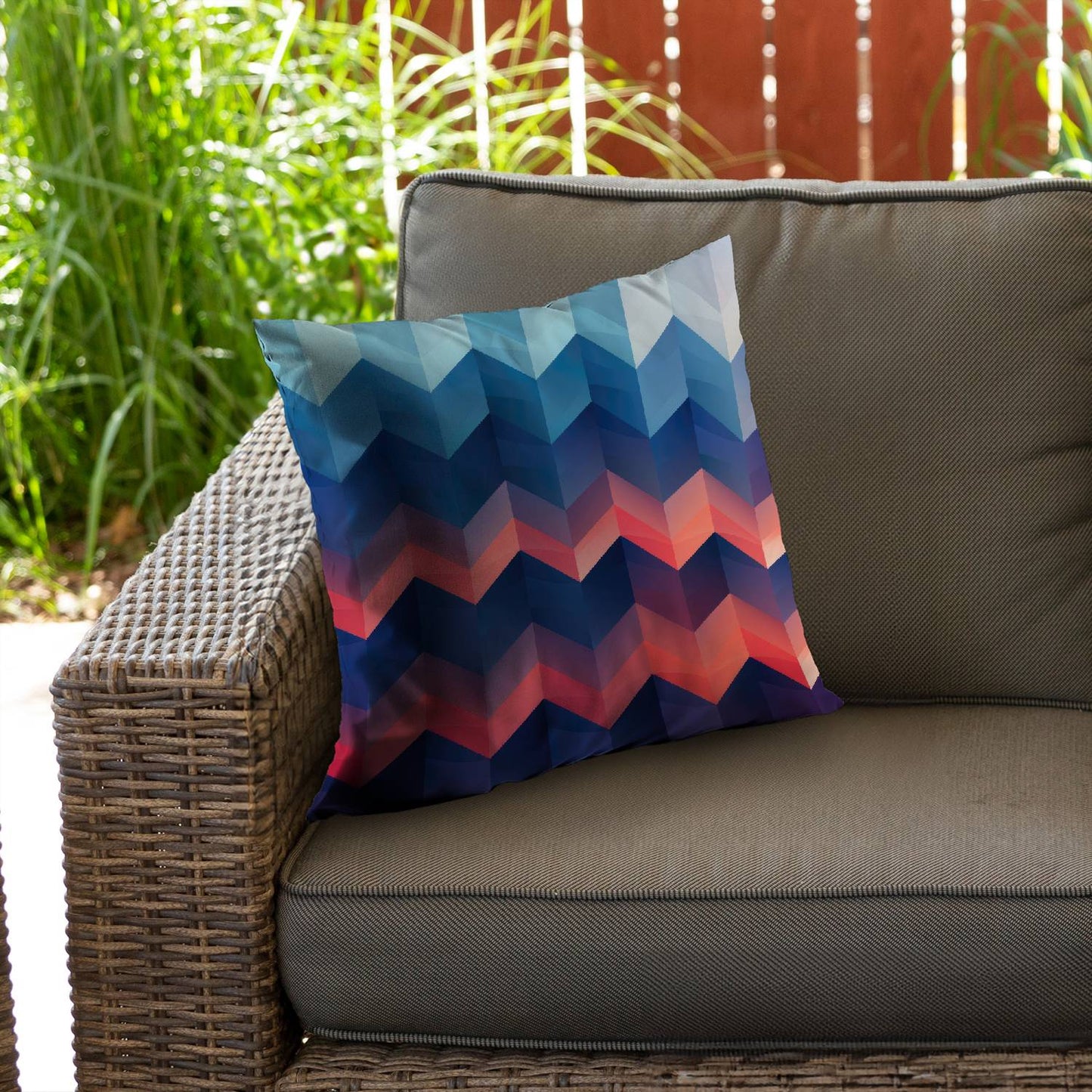 Heat waves - Throw pillow - Print on demand