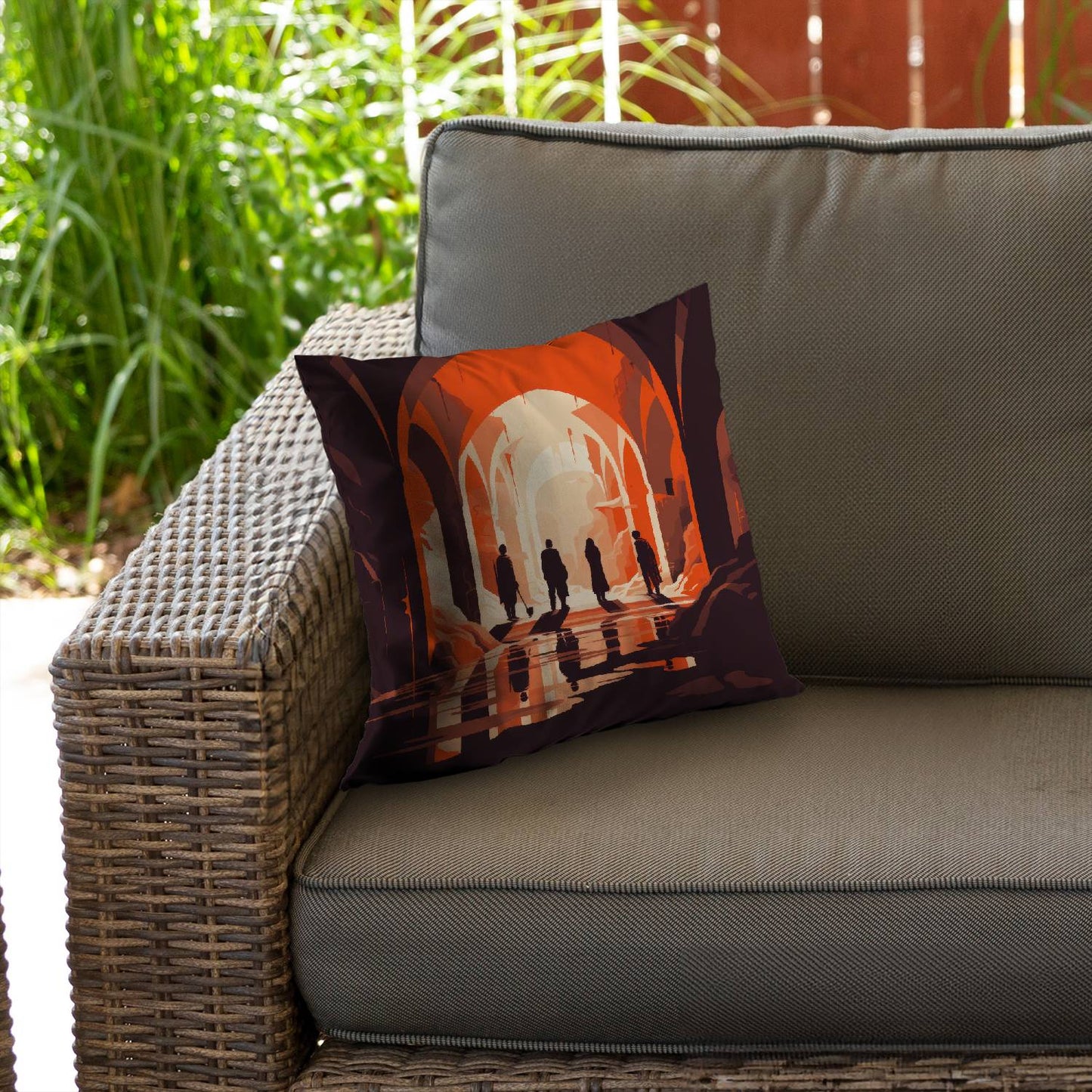 Faith restored - Throw pillow - Print on demand