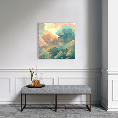 Crystal winds - 32"x32" Canvas