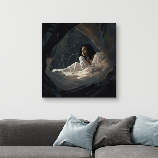 Spider princess - 32"x32" Canvas
