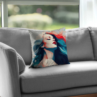 La beauté à l'état pur Coussin décoratif en sergé de polyester | Décoration intérieure