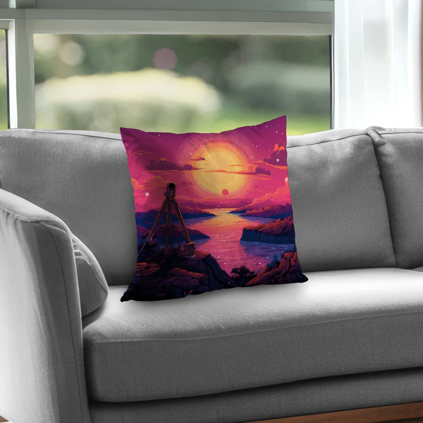 Skybound - Throw pillow - Print on demand